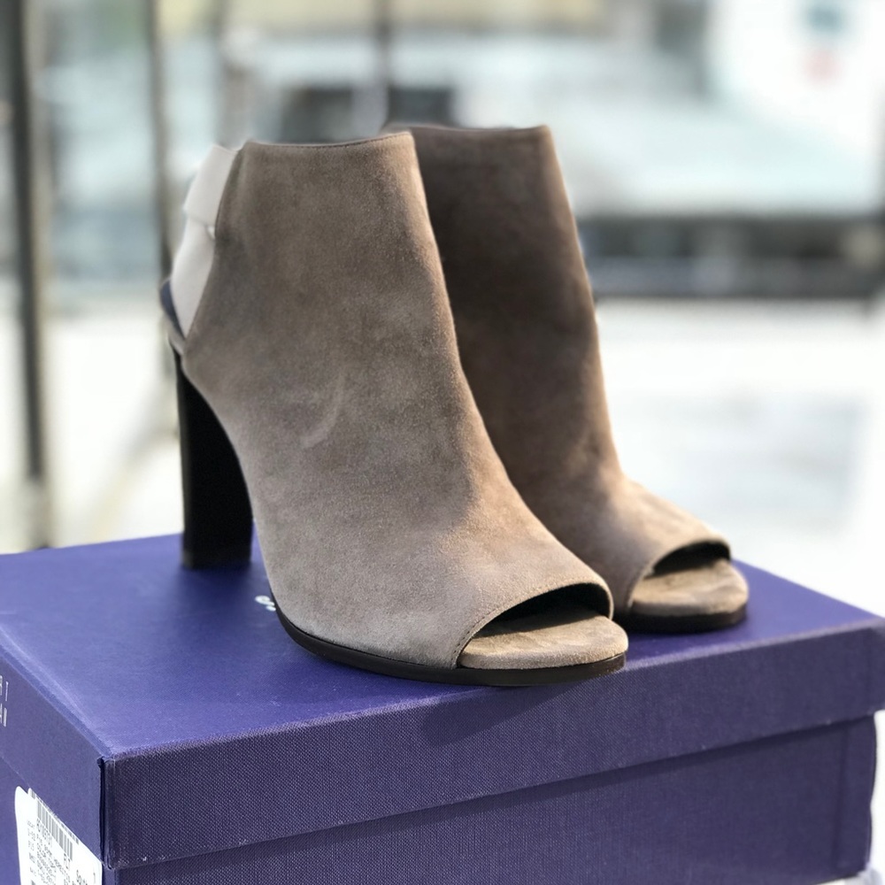 Stuart Weitzman Tan Suede Platforms - NWB
